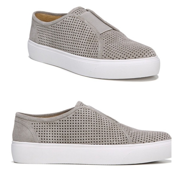 FRANCO SARTO NADINE SLIP-ON SNEAKER Gray  Suede size 9 M - Picture 3 of 15